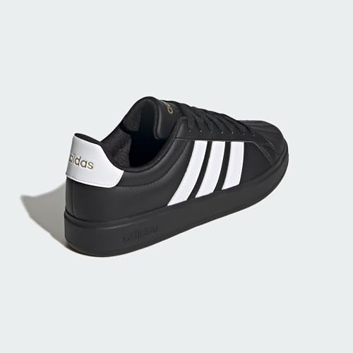 Detalle de adidas Uomo Streettalk Shoes – Core Black/Ftwr White/Matte Gold, 40 EU