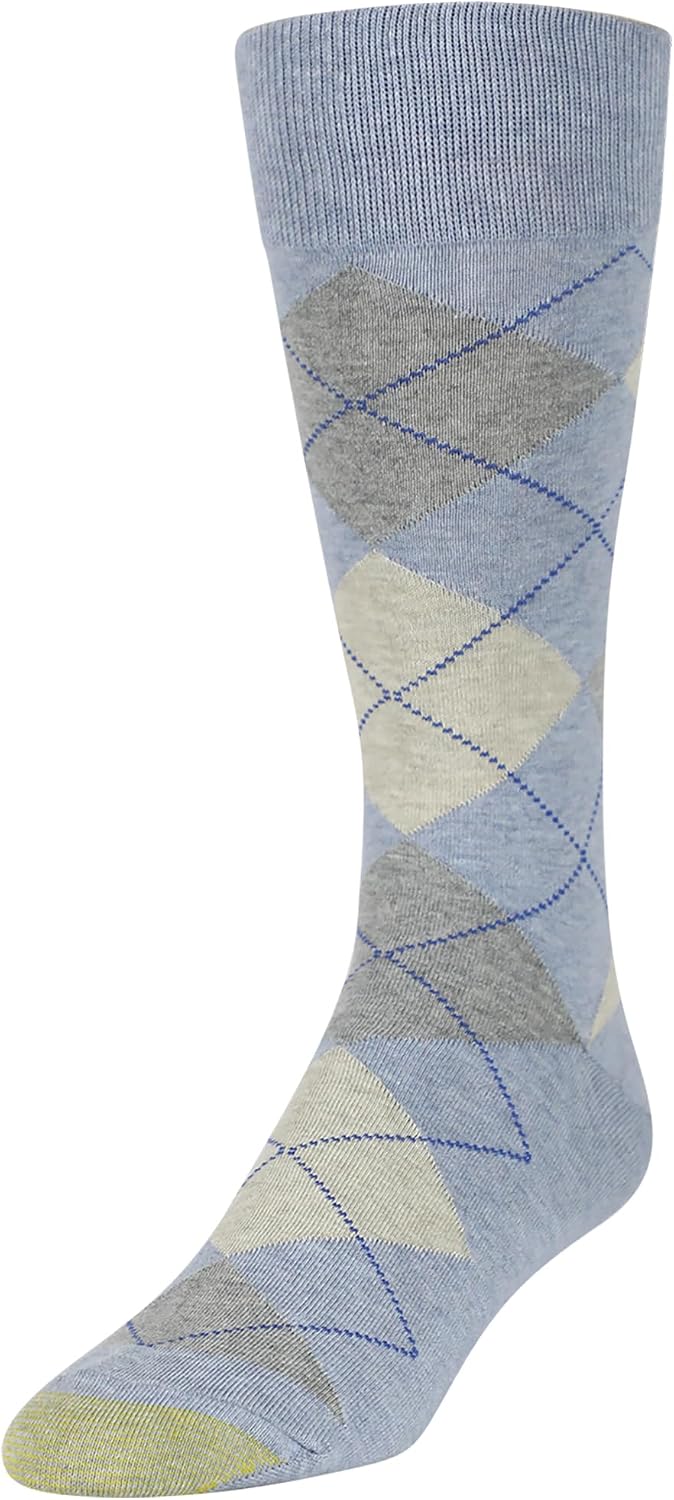Detalle 2 de GOLDTOE Men's Argyle Dress Socks, 3-Pair Pack