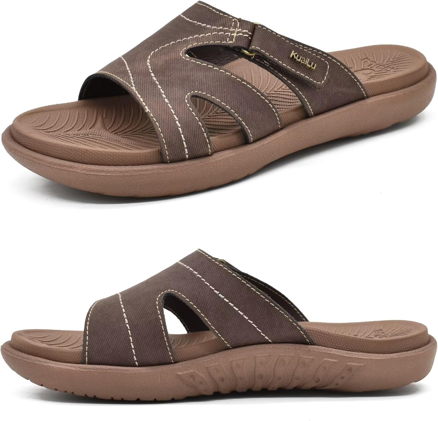 Thumbnail 6 de KuaiLu Women’s Fashion Orthotic Slides Sandals with Arch Support Cushion