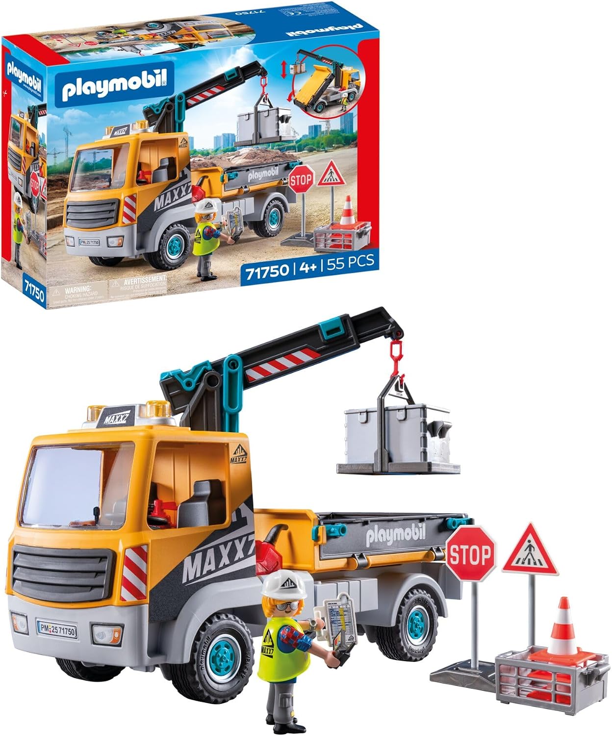 PLAYMOBIL City Action Baustellen-LKW mit Kran (71750) – Kaufberatung