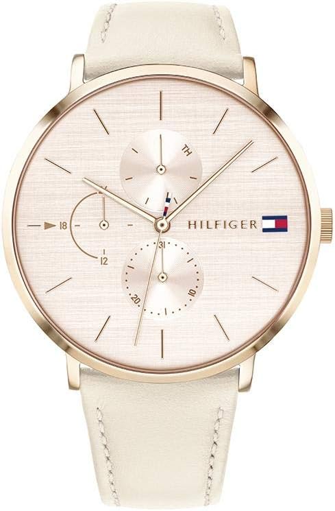 Thumbnail 4 de Tommy Hilfiger Damen Multifunktions-Quarz-Uhr mit 3 Hilfszifferblättern – IP-beschichtetes Mesh-Armband