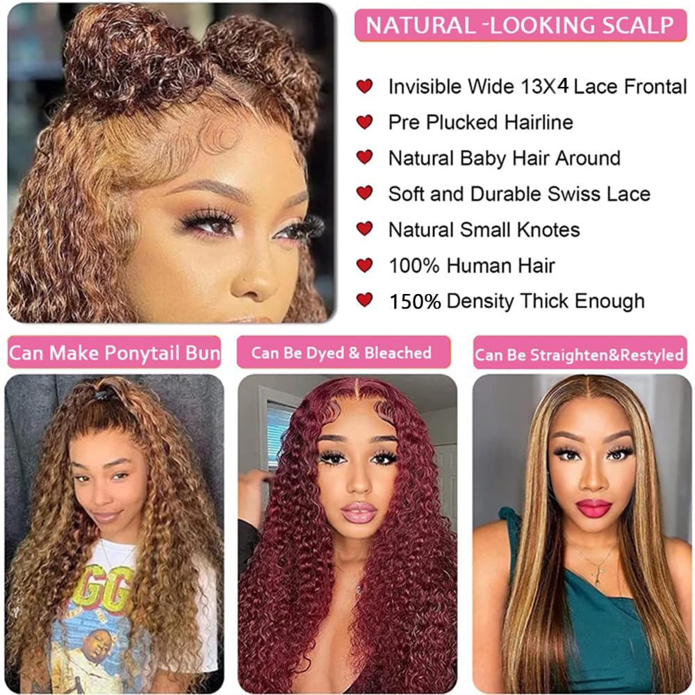 Detalle de Chesma 24inch Highlight Ombre Lace Front Wig