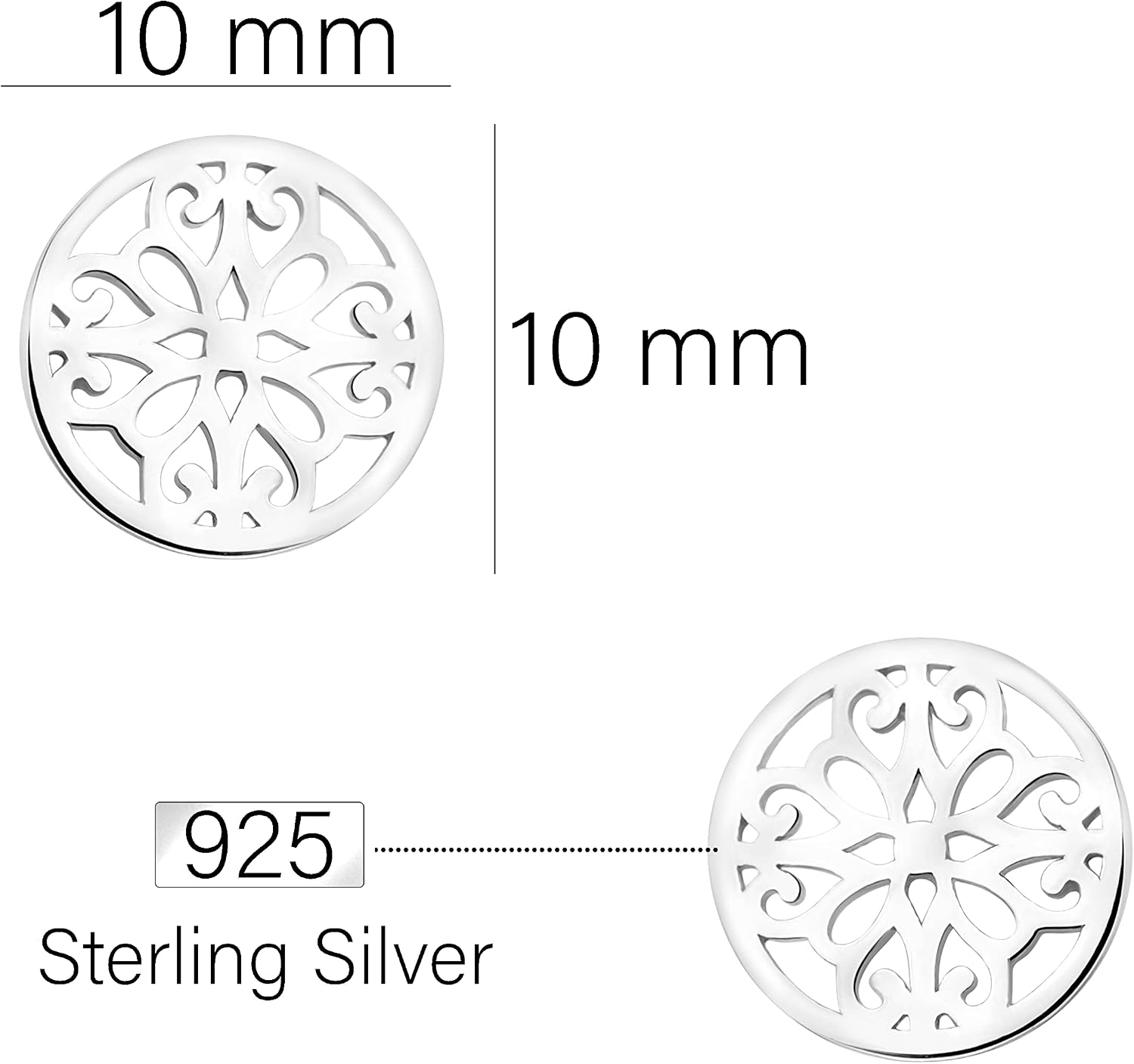 Thumbnail 3 de SOFIA MILANI Damen Ohrringe 925 Silber Kreis Ornament