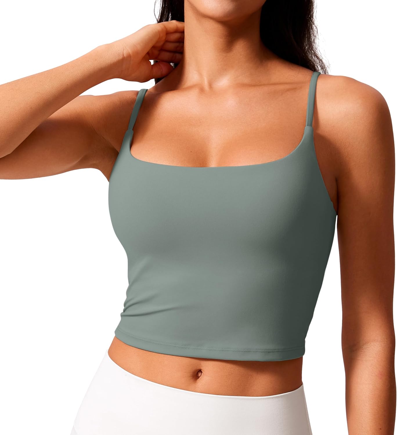 Detalle de CRZ YOGA Butterlift Femme Encolure Dégagée Longline Soutien-Gorge de Sport Dos en U Débardeur