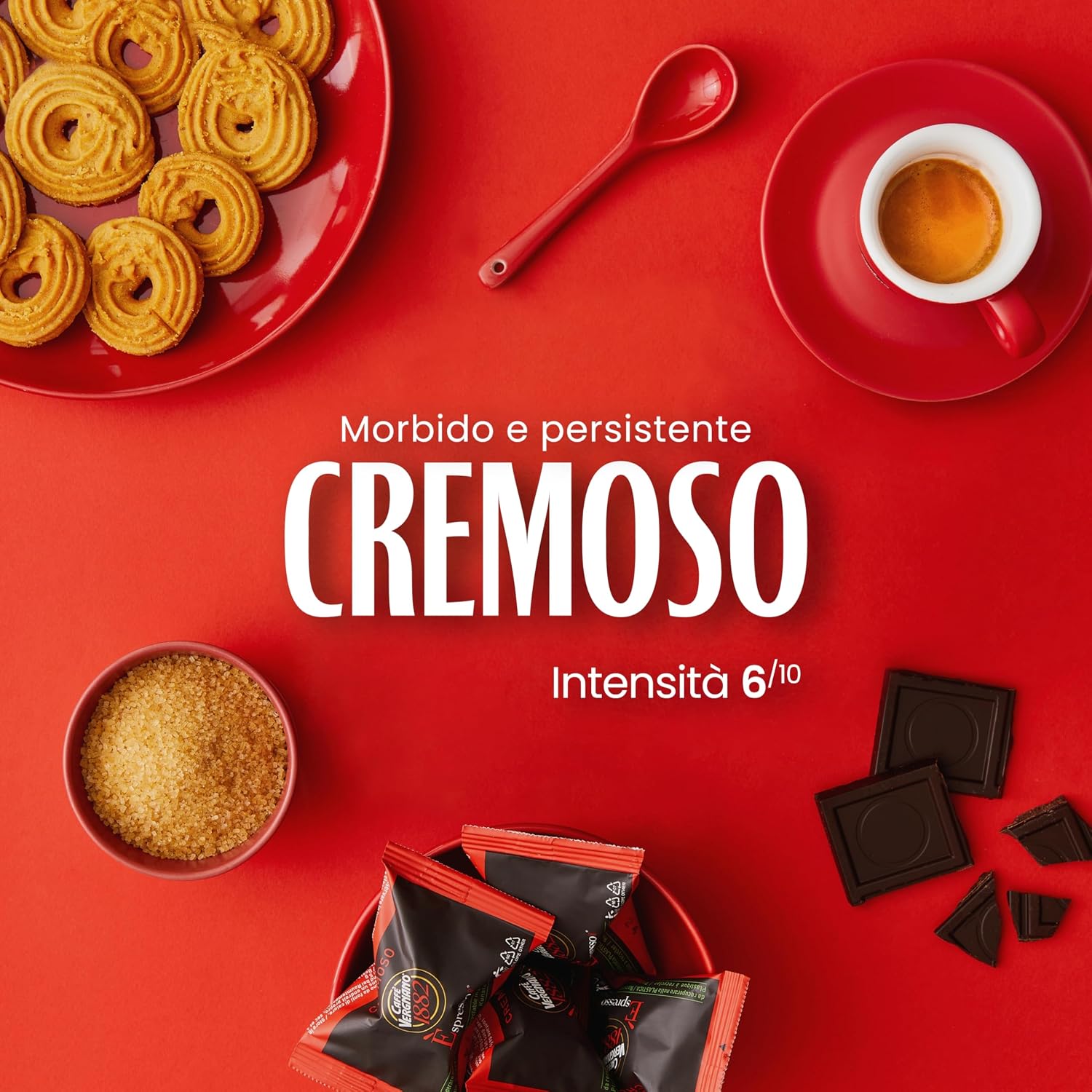 Thumbnail 4 de Caffè Vergnano 1882 Èspresso Cremoso 100 capsule compatibili
