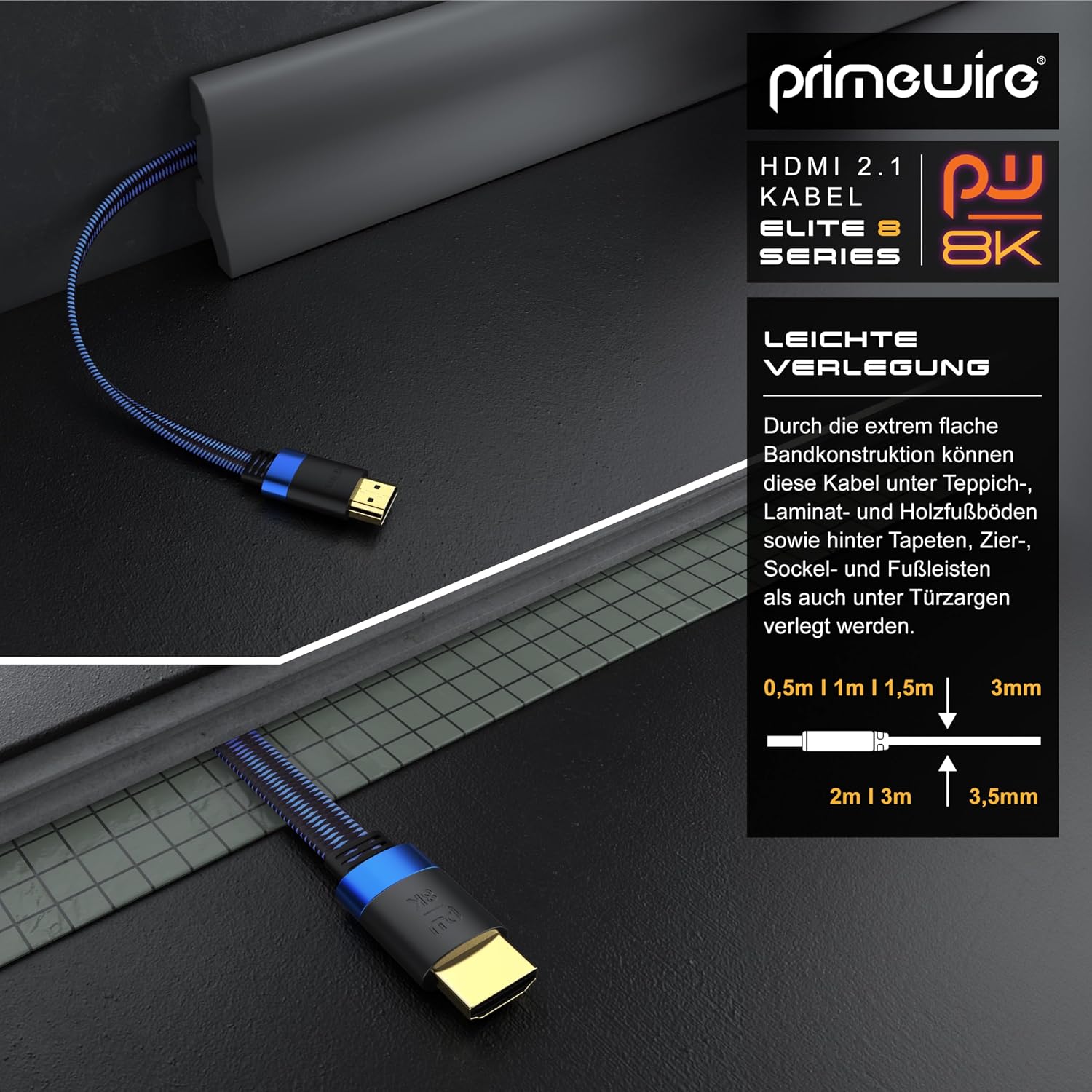Thumbnail 3 de Primewire 8K HDMI Kabel 2.1 3m