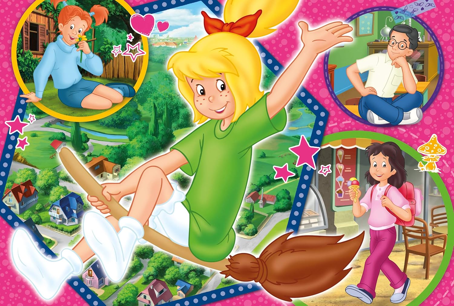 Thumbnail 1 de Schmidt Spiele Bibi Bloxberg 56399 : puzzle enfant hexagonal de 100 pièces