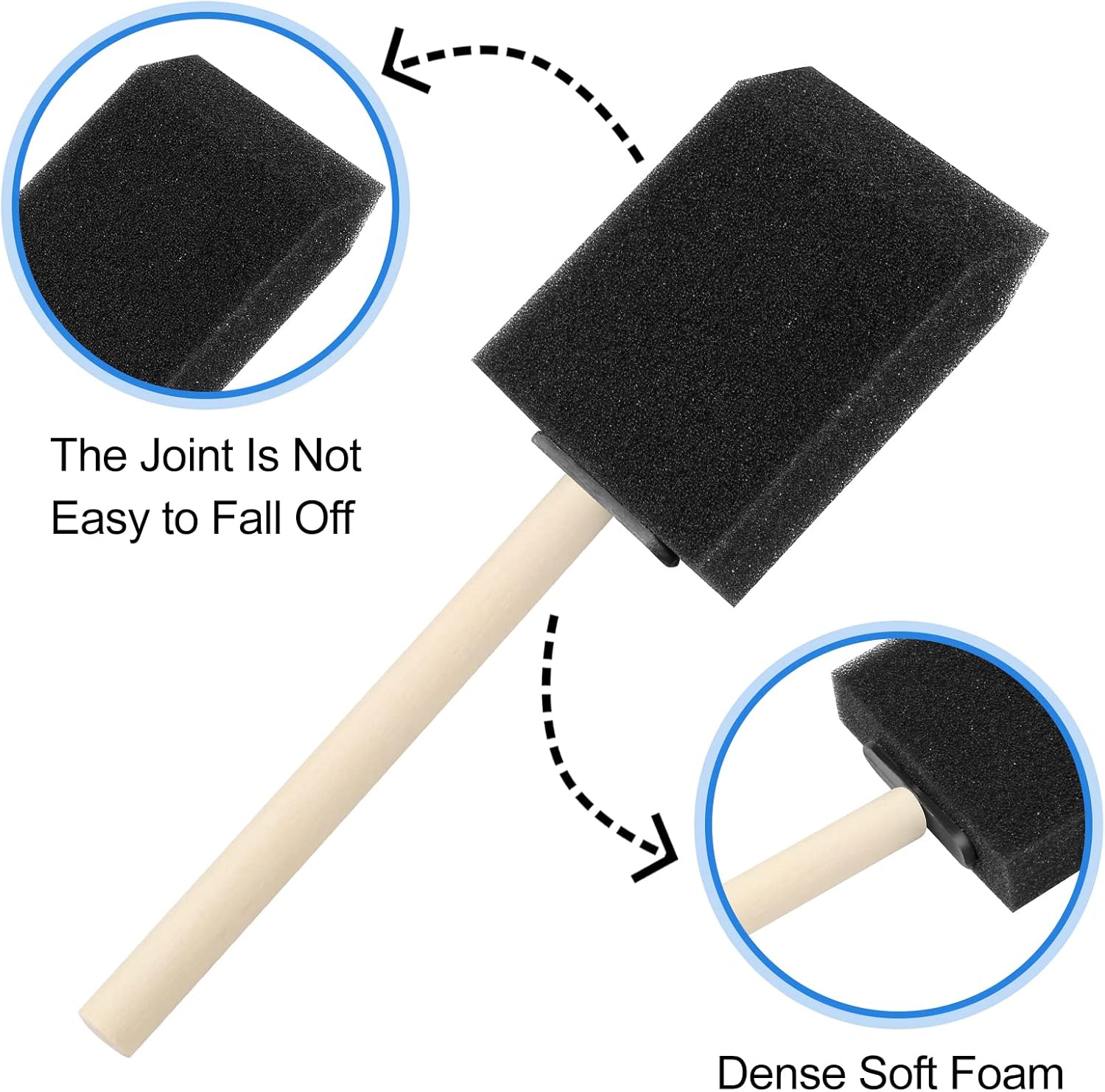 Detalle de Foam Paint Brushes, 2-Inch