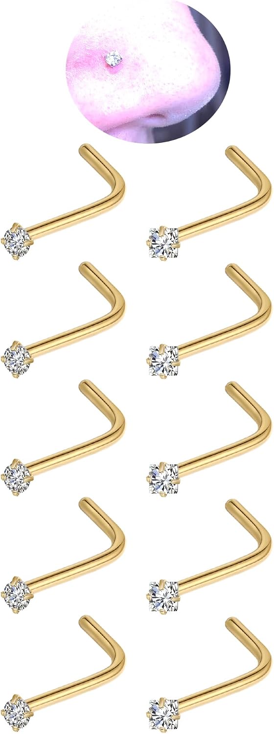 Detalle de XoCiuKe Nose Studs 20G