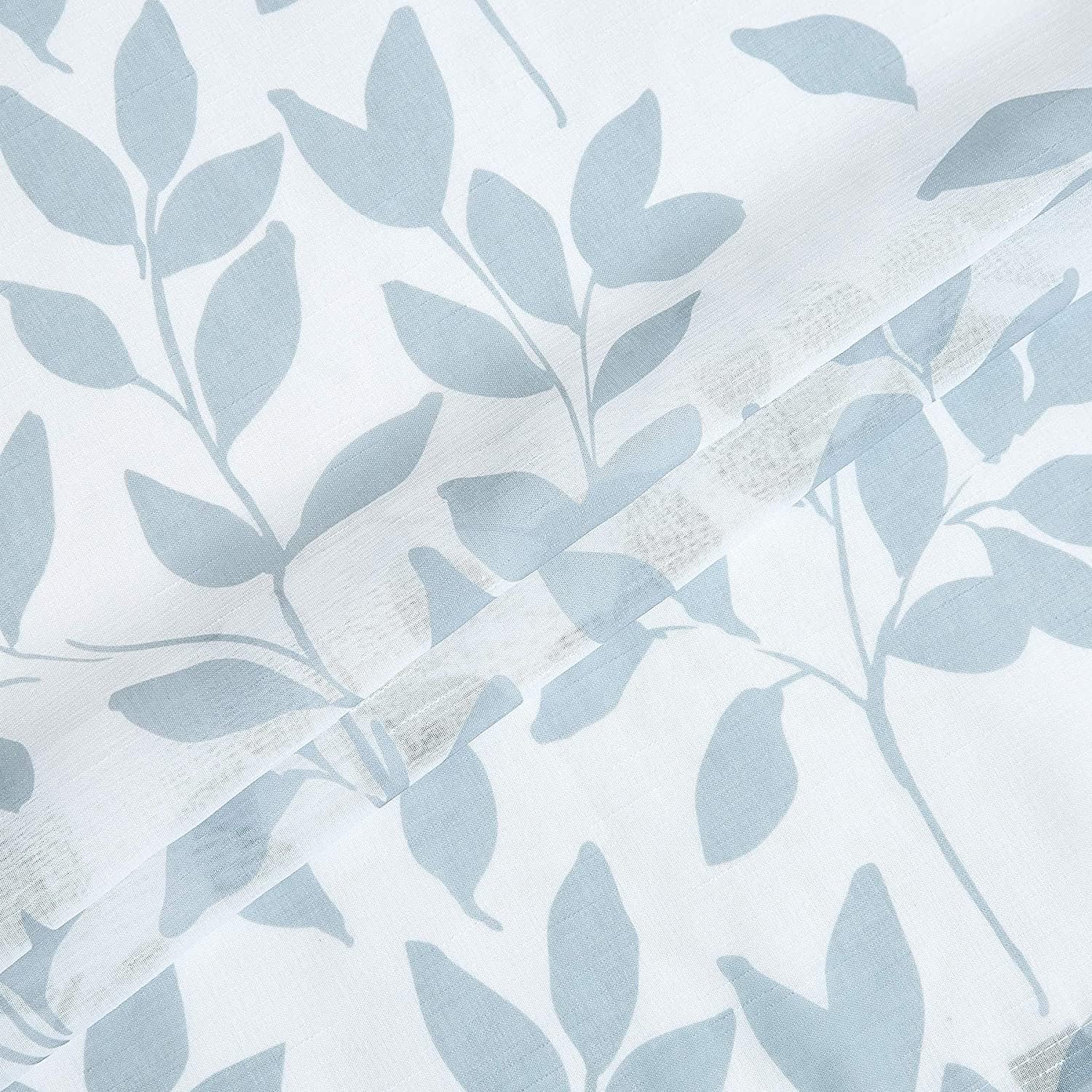 Detalle 2 de Treatmentex Cortinas Transparentes con Patrones de Hojas