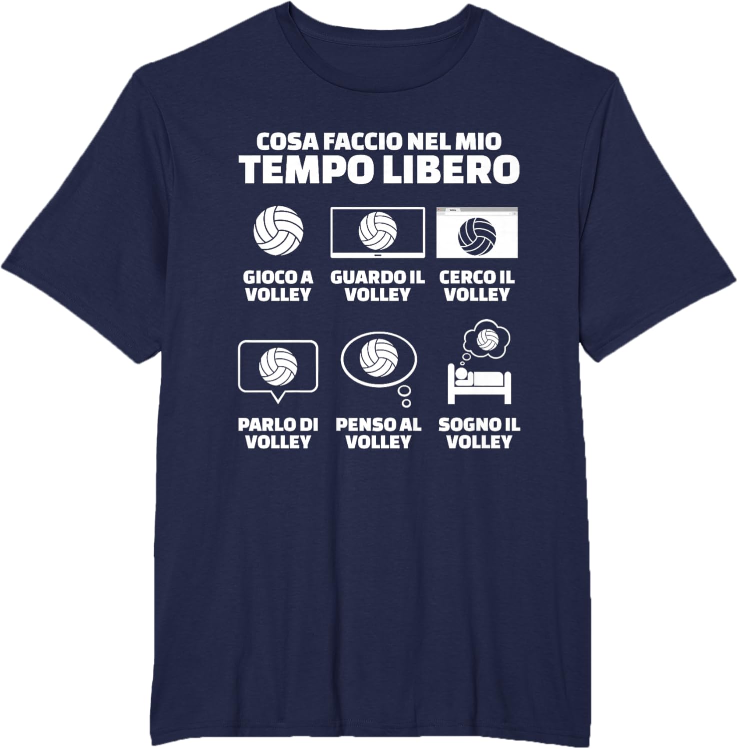 Detalle 1 de Maglietta pallavolo divertente Tempo Libero