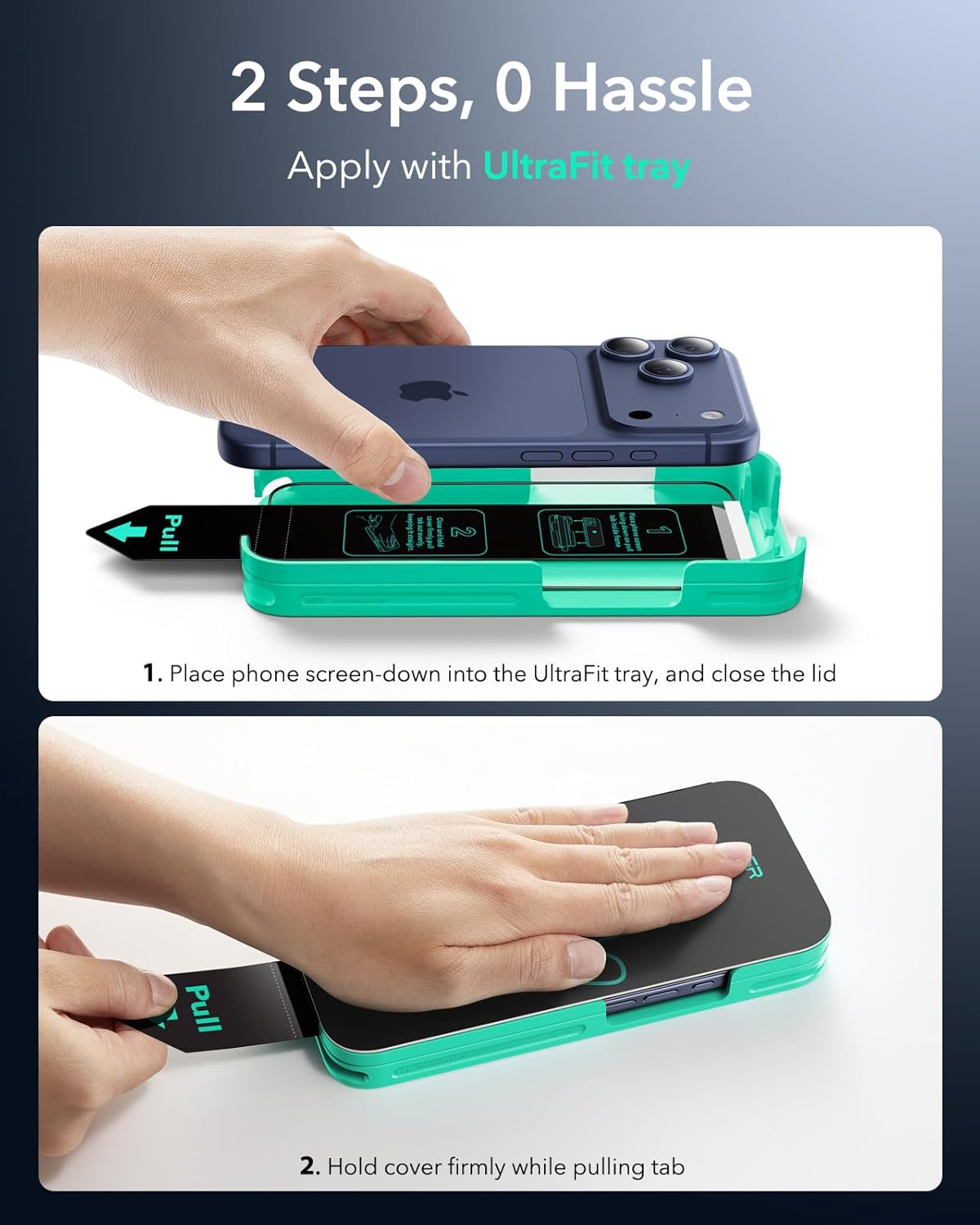 Thumbnail 2 de ESR Armorite Tempered Glass for iPhone 17 Pro Max 3-pack