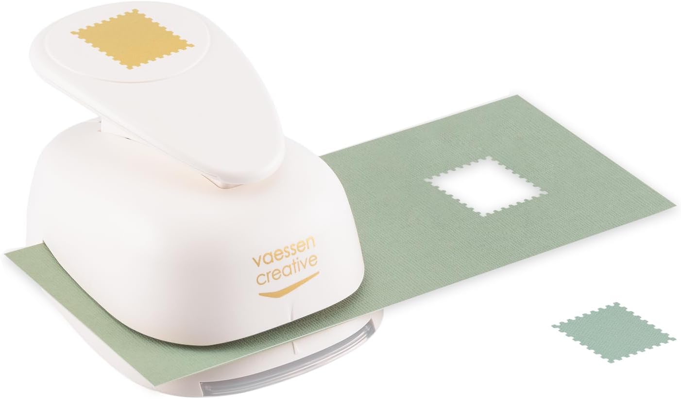 Detalle 1 de Vaessen Creative Perforatrice Timbre 4,5 x 4,5 cm — pour DIY, scrapbooking et Bullet Journaling