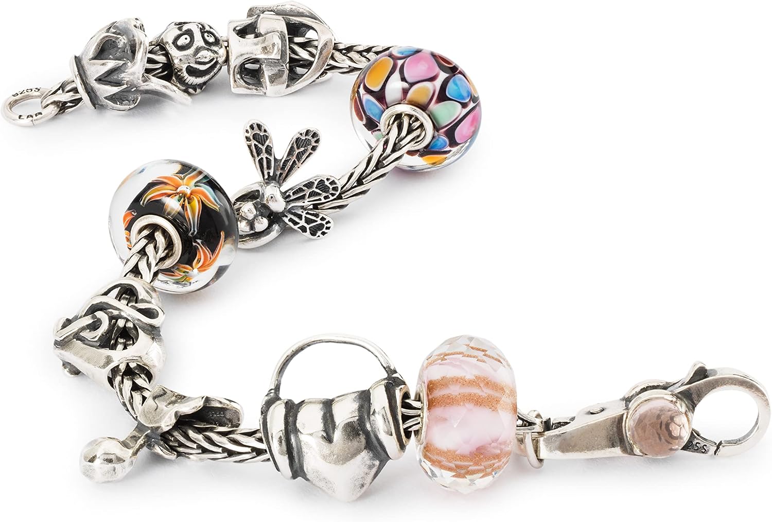 Detalle de Trollbeads Chiusura del cuore TAGLO-00114: chiusura a cuore per bracciale Trollbeads