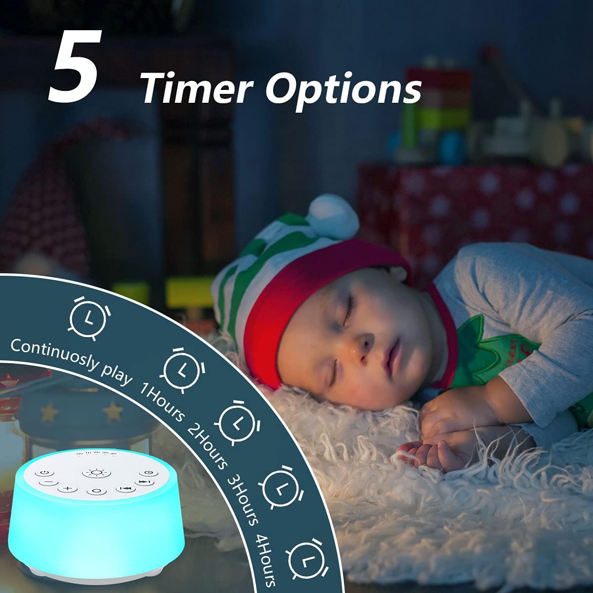 Detalle 2 de Color Noise Sound Machine with 10 Colours