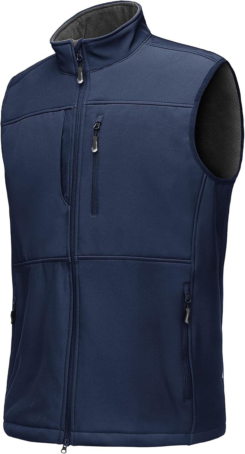 Thumbnail 6 de 33,000ft Herren Outdoor-Weste aus Softshell mit Fleece-Futter – wasserdicht & winddicht, mit 7 Taschen