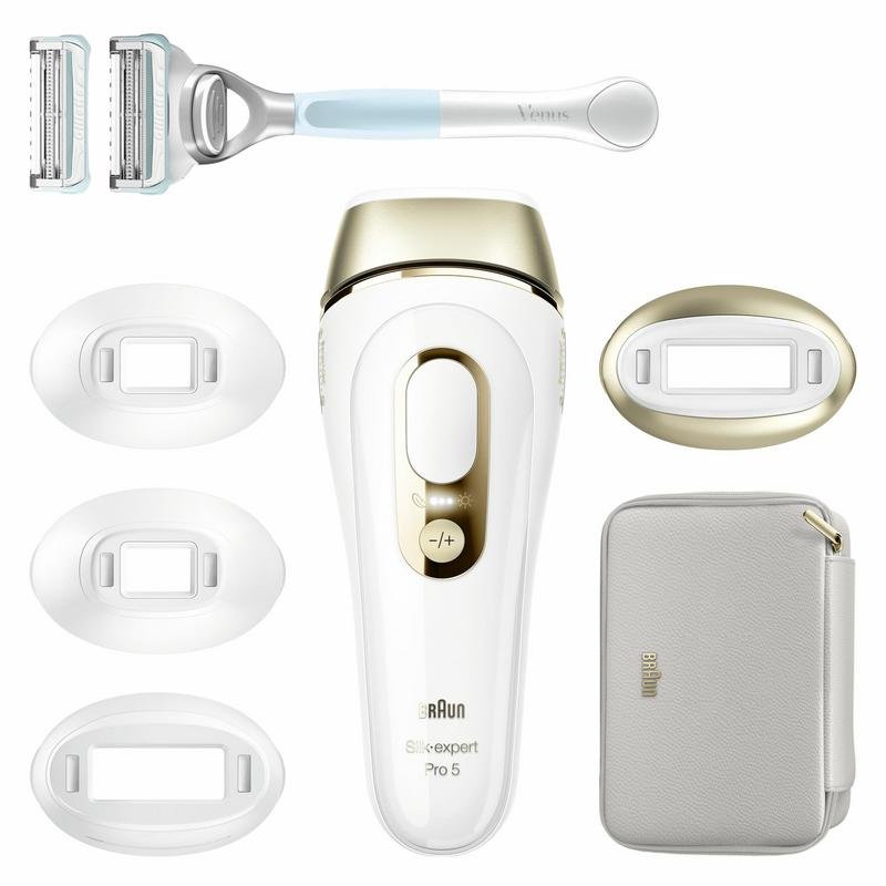 Detalle de Braun Silk-expert Pro PL5356 IPL: depiladora láser en casa para resultados progresivos