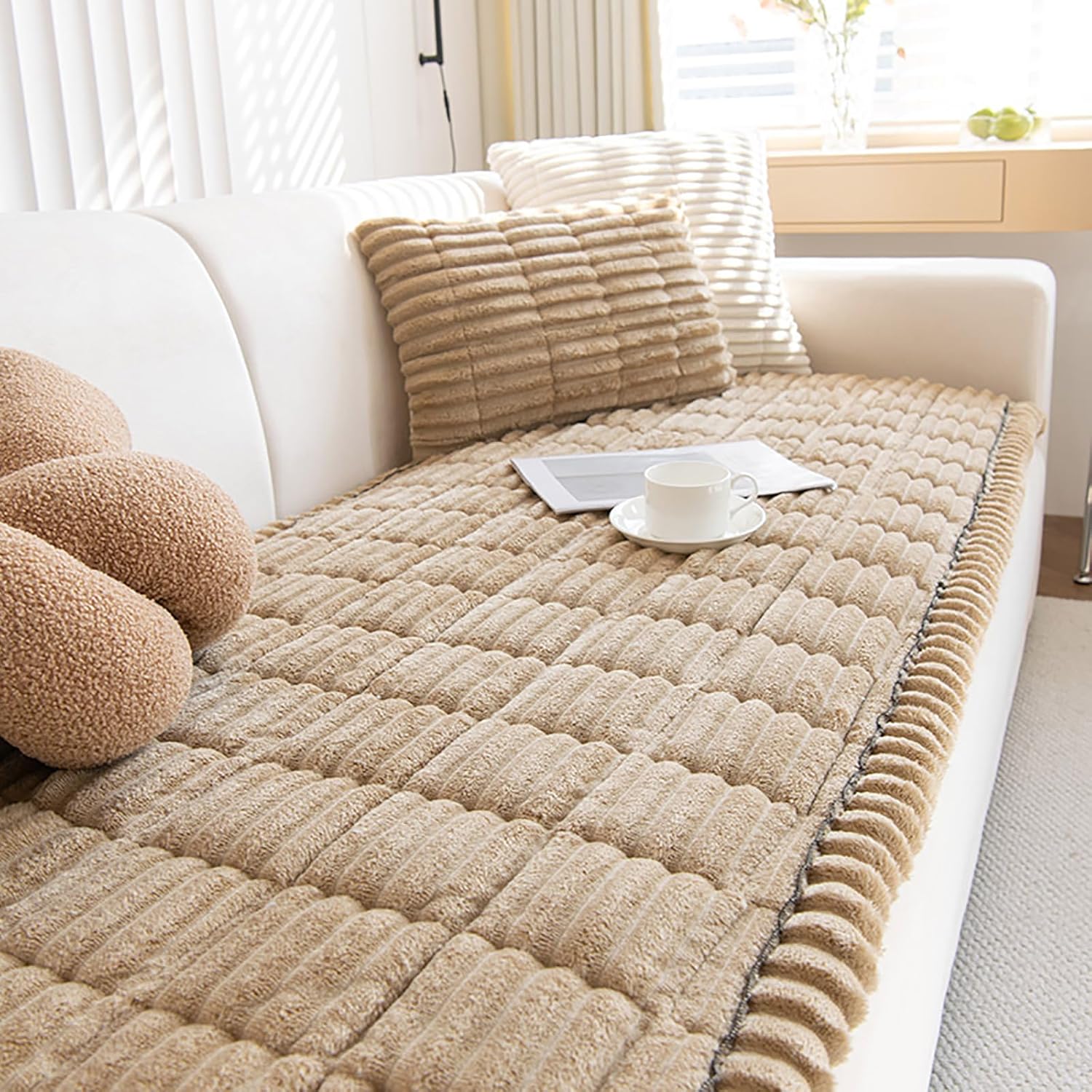 Detalle de ZQFFB Pet Couch Cover dog couch cover