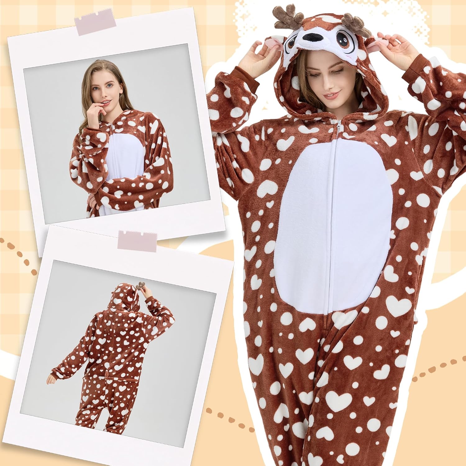 Thumbnail 6 de Firecos Hirsch Onesie Rentier Jumpsuit