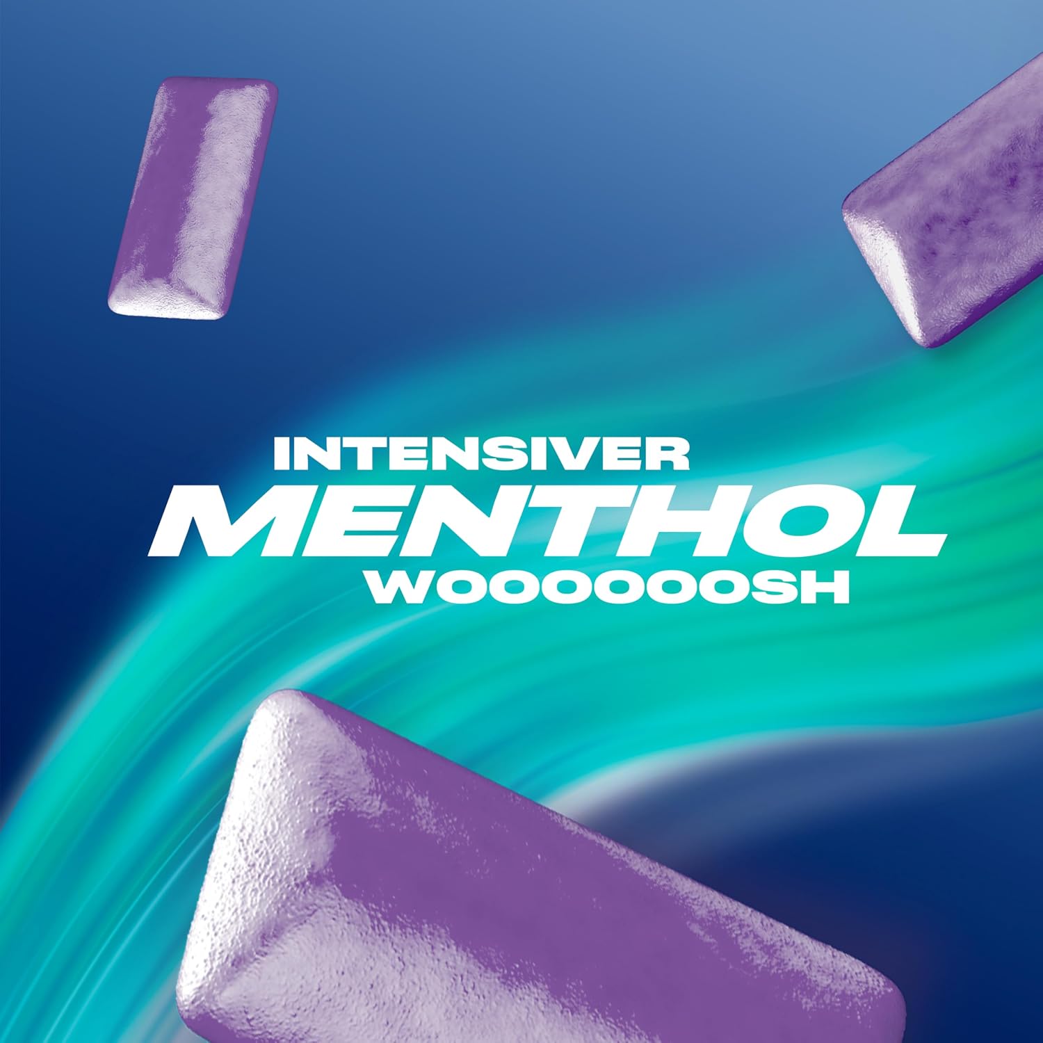 Detalle de Airwaves Kaugummi Zuckerfrei Cool Cassis mit Menthol – Großpackung (300 Dragees)