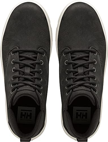 Detalle 1 de Helly Hansen Pinehurst Leather, botas de hombre de piel impermeables negras, 42.5