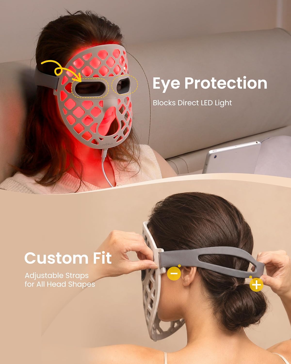 Thumbnail 6 de Avorla Beauty LED mask Multi-wavelength Therapy
