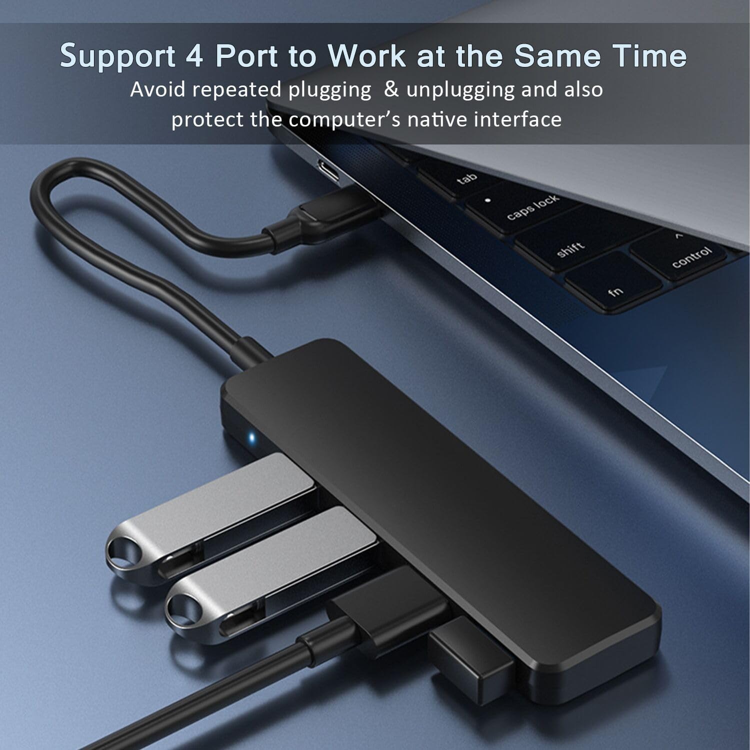 Detalle de VIENON 4-Port USB 3.0 Hub