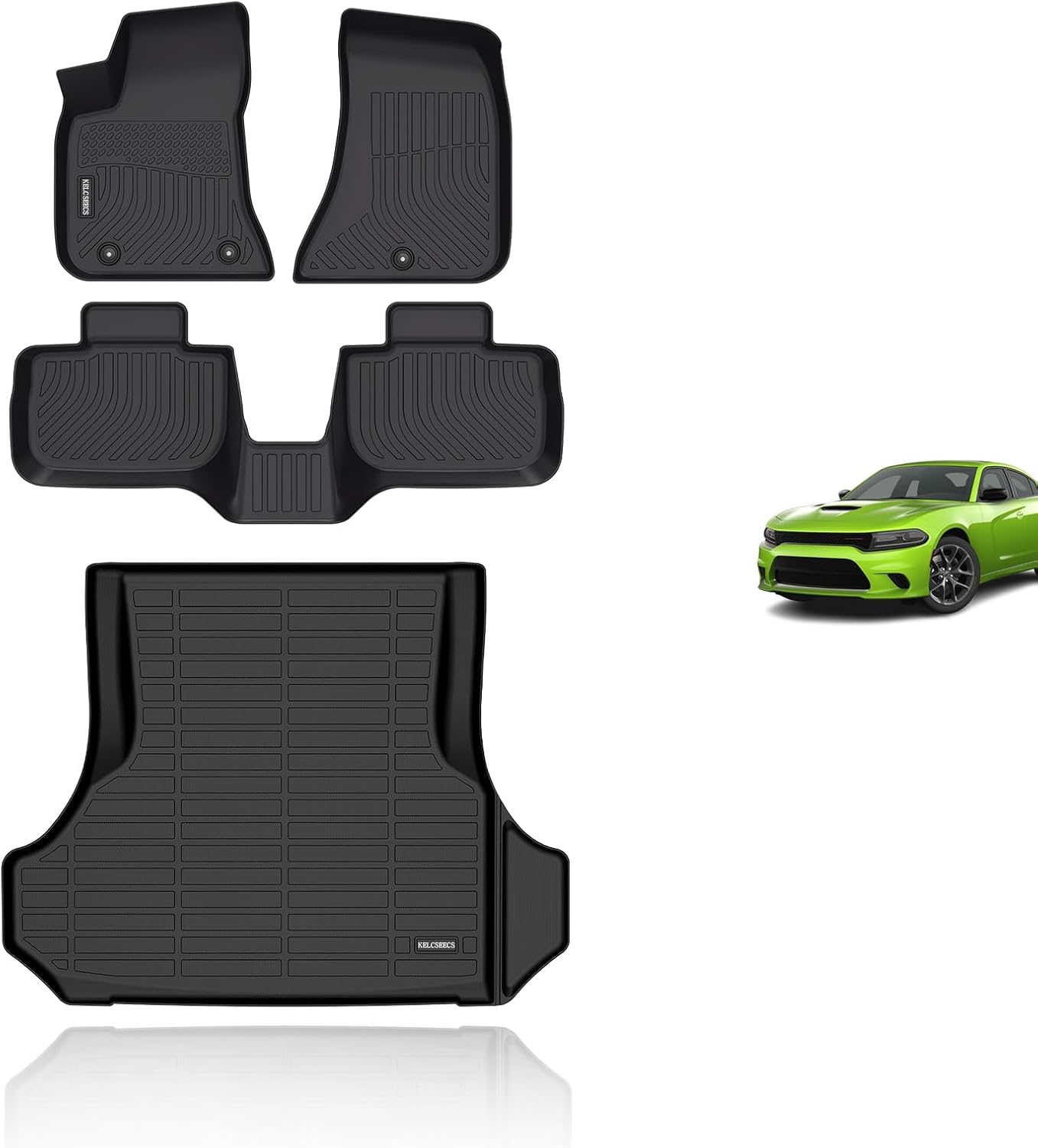 Thumbnail 6 de KELCSEECS Floor Mats for Nissan Pathfinder, TPE