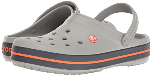 Thumbnail 13 de Crocs Crocband Clog - Unisex Adults, Grey (Light Grey/Navy), EU 36/37