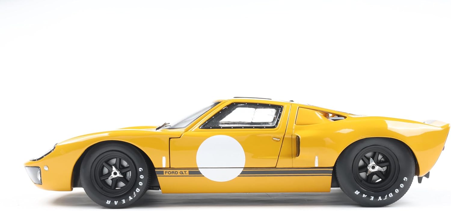 Thumbnail 6 de Solido Ford GT40 MK.1 1968, żółty metalowy model kolekcjonerski 1:18