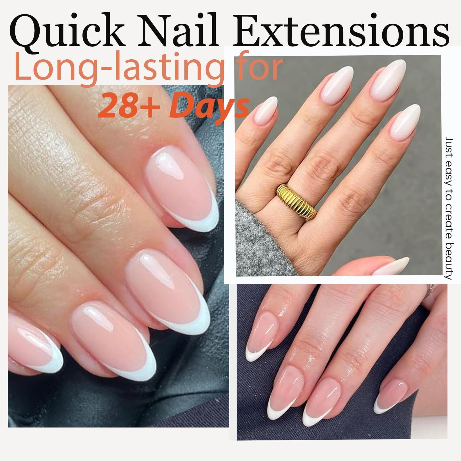 Thumbnail 1 de modelones Short Almond Nail Tips 216PCS 💅