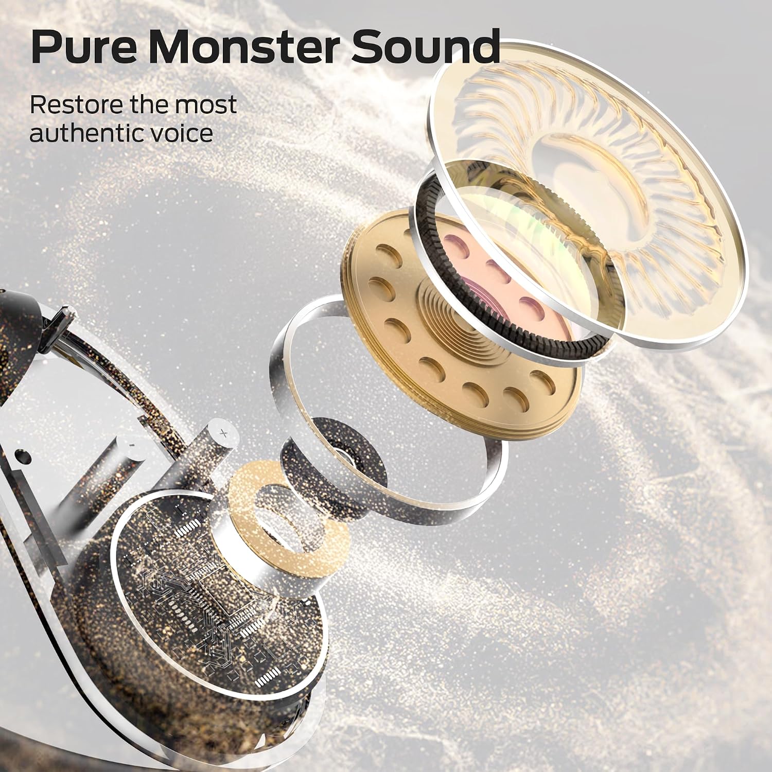 Detalle 2 de Monster Open Ear AC360 Bluetooth 6.0 Wireless Earphone (Open-Ear) with Lanyard, Touch Control, IPX5