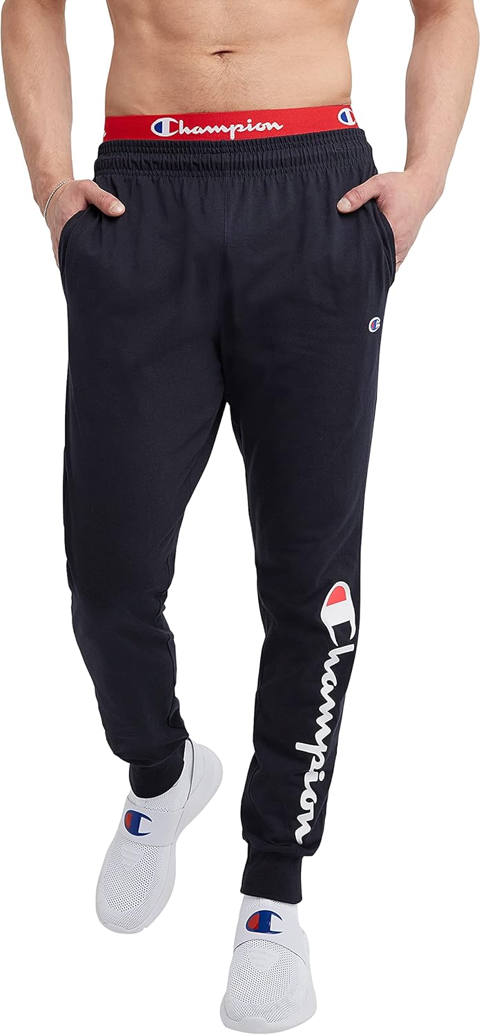 Detalle 2 de Champion Men's Joggers, Everyday Cotton, Lightweight Lounge Knit Pants for Men (31" Inseam)