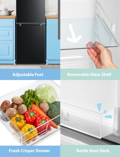 Thumbnail 7 de COMFEE' 174L Freestanding Fridge Freezer (RCB169BL2UK(E))