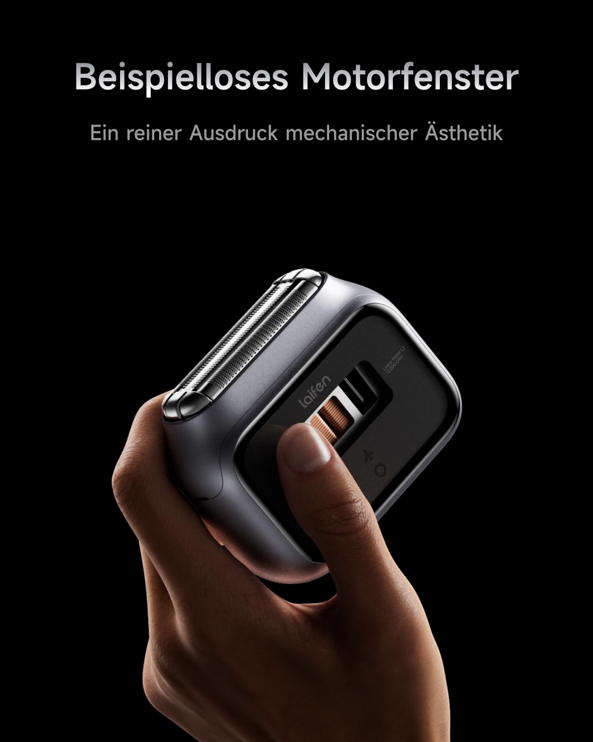 Detalle 2 de Laifen P3 Pro Rasierer Herren – Elektrorasierer mit 12.000 Schnitten/min und IPX7