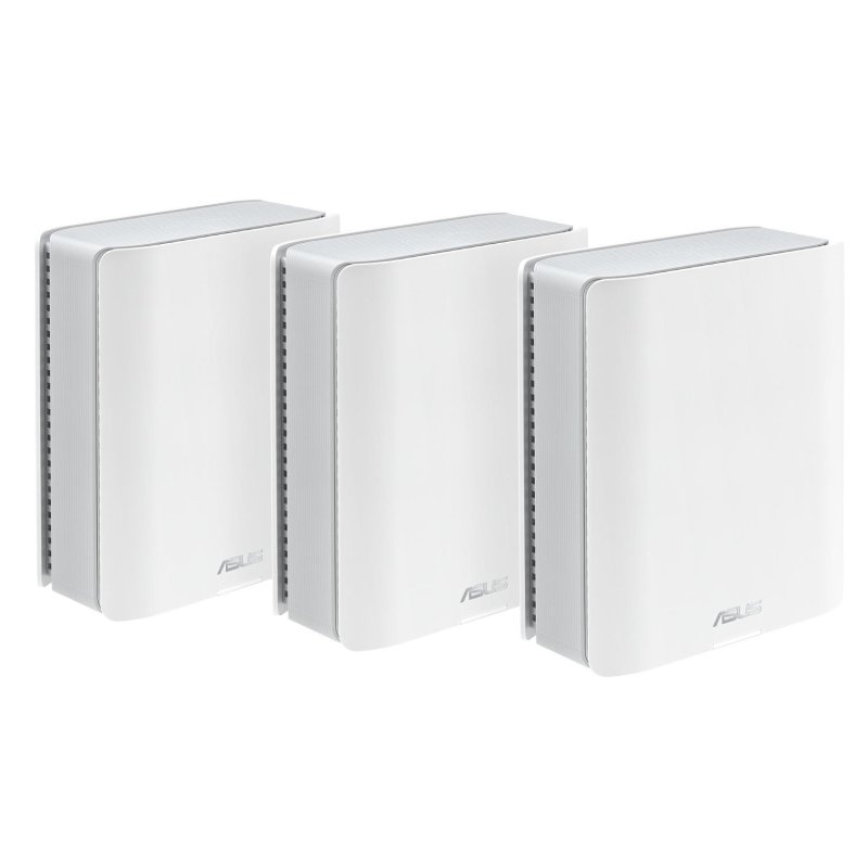 Detalle de WiFi Mesh ASUS 3 Nodos (Wi‑Fi 7) – Cobertura para hasta 800 m² con AiMesh