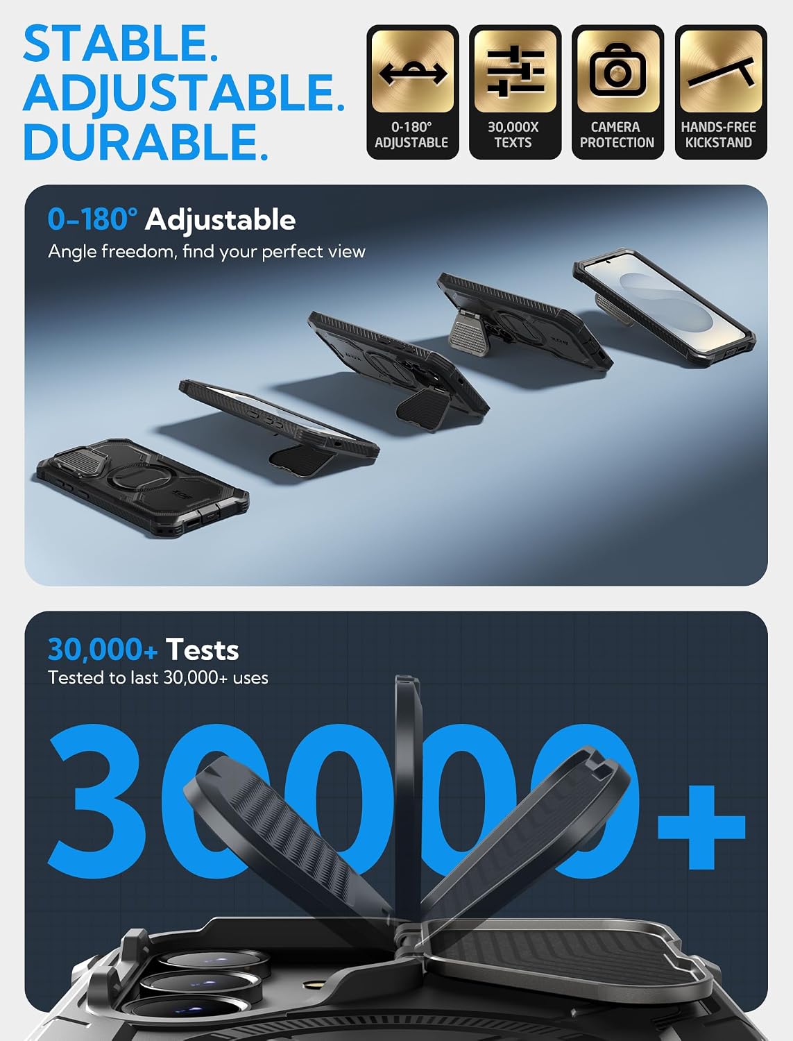 Detalle 2 de i-Blason Armorbox Case for Samsung Galaxy S25 Plus with MagSafe and Stand