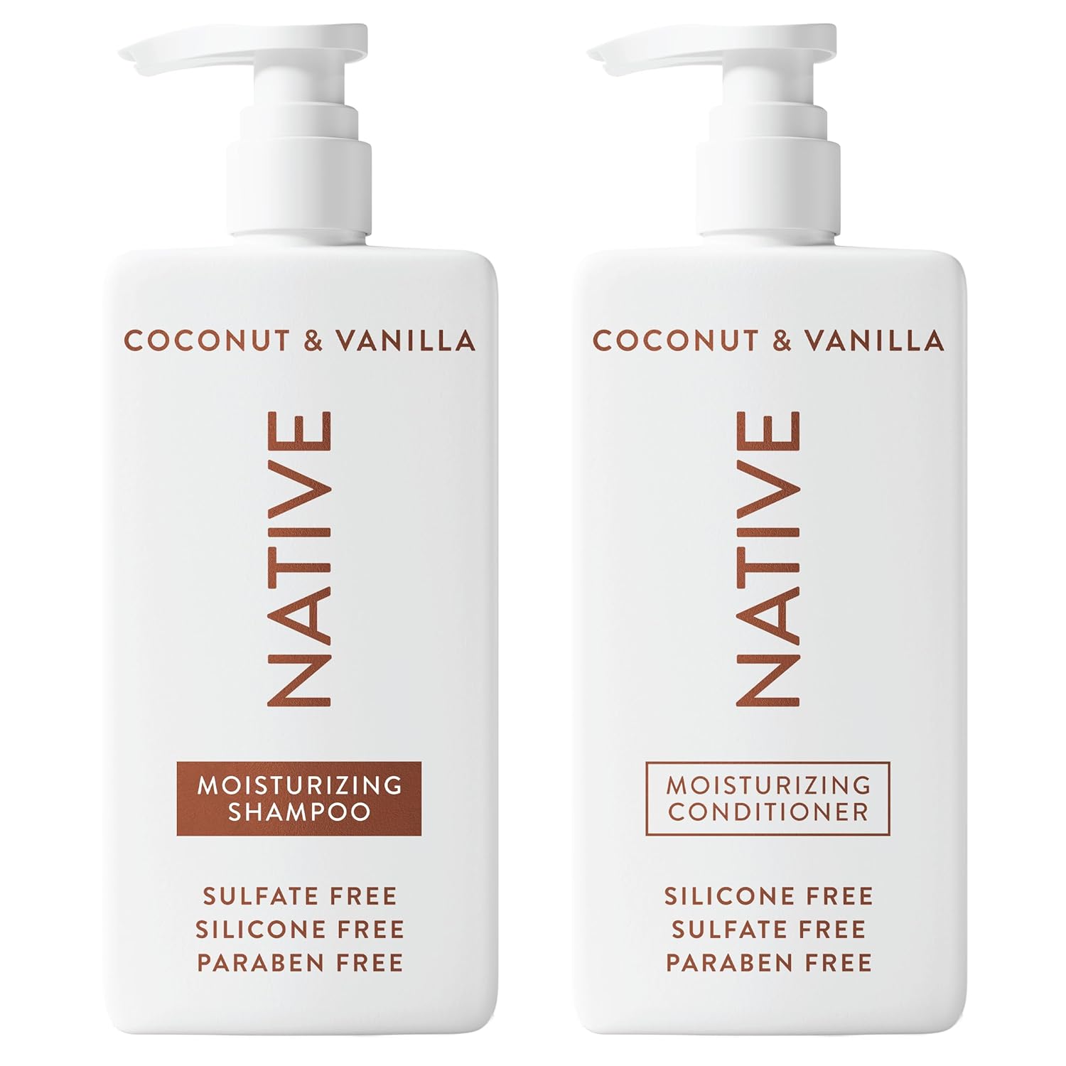 Coco and vanilla shampoo & conditioner, 2 units