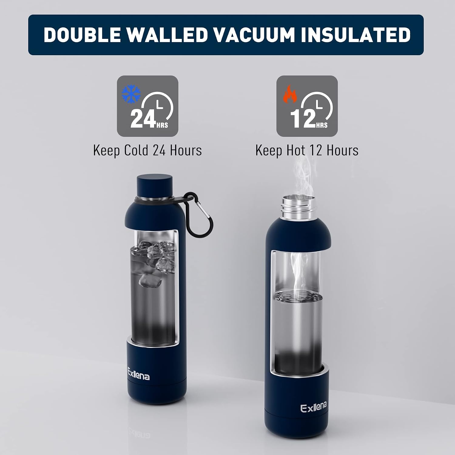Detalle de Exllena Insulated Water Bottle 1l