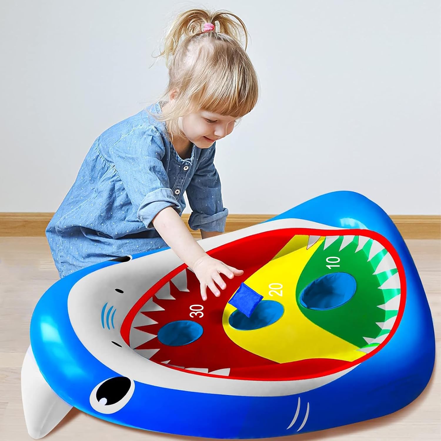 Thumbnail 4 de JOINBO Inflatable Pool Cornhole Game, 38-Inch Board