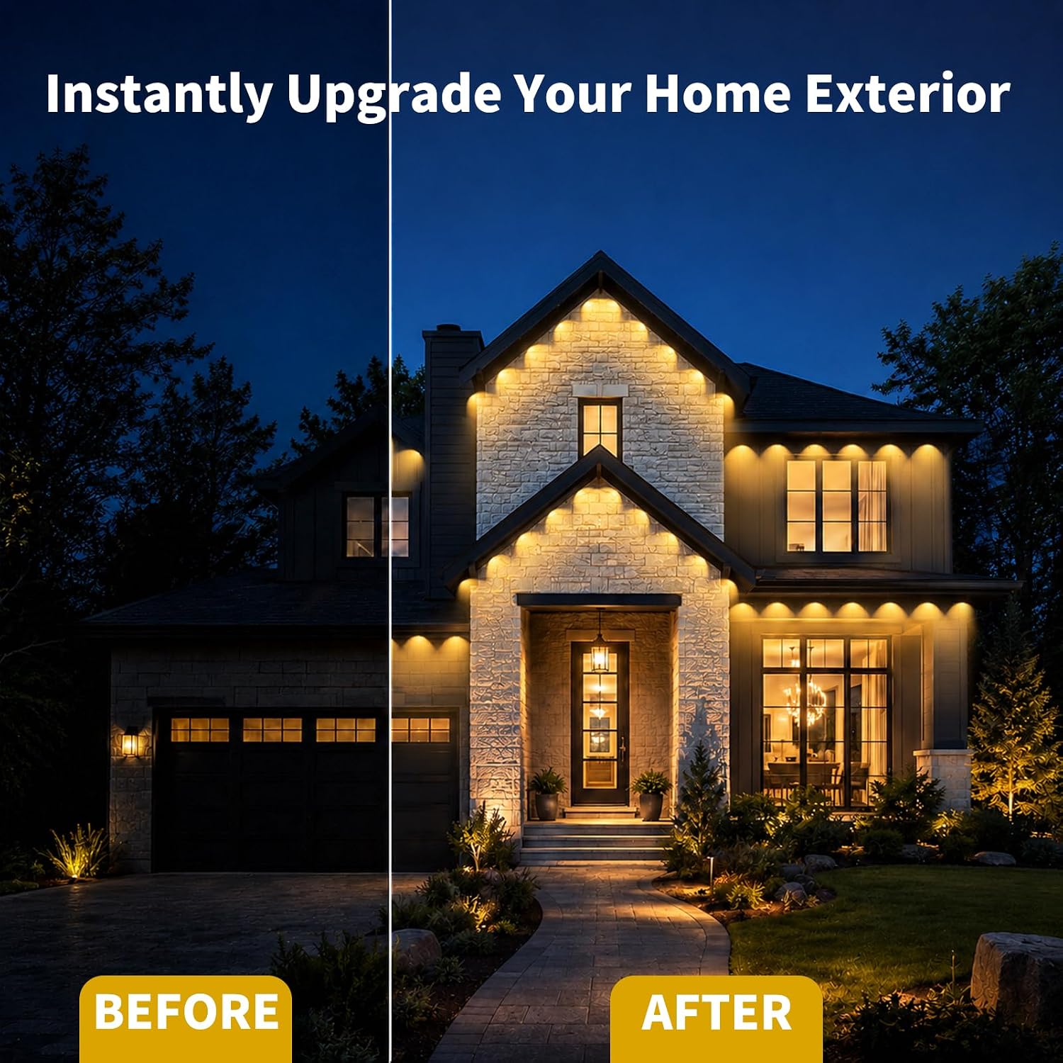 Detalle 1 de INCARLED INCAR-100FT-OUTDOOR-STRING Outdoor Lights, 100FT RGBIC, 60 LEDs, IP67