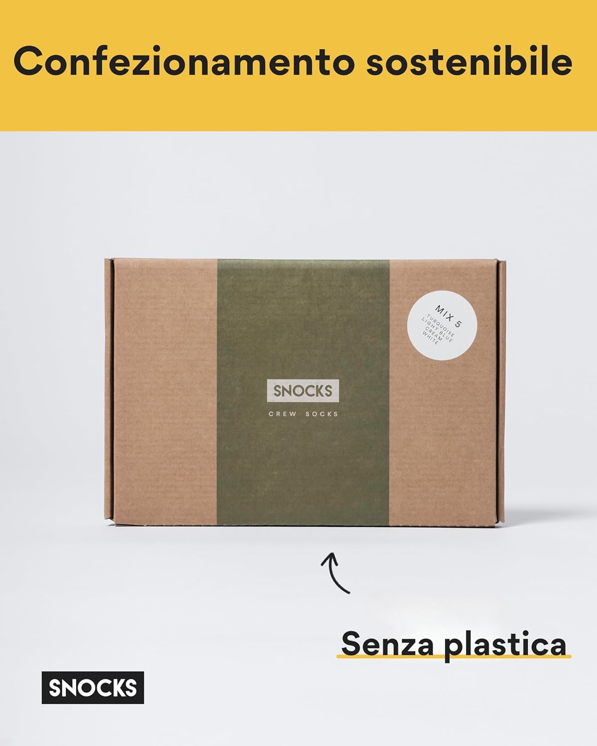 Thumbnail 5 de Snocks 4 paia di calze spugna uomo e donna in cotone organico (taglia 35-50) per sport e casual