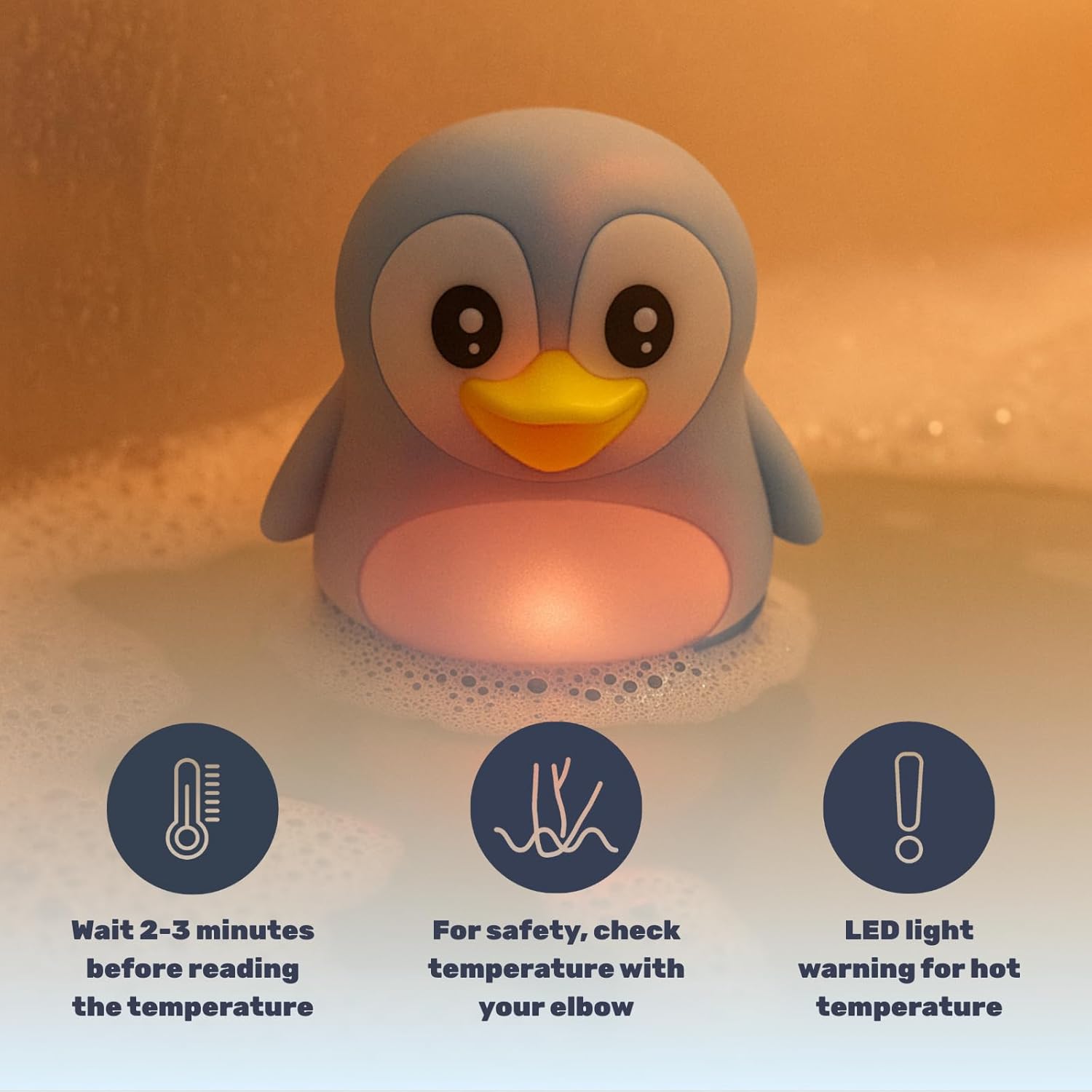 Detalle de TensCare Digi Penguin Digital Baby Bath Thermometer