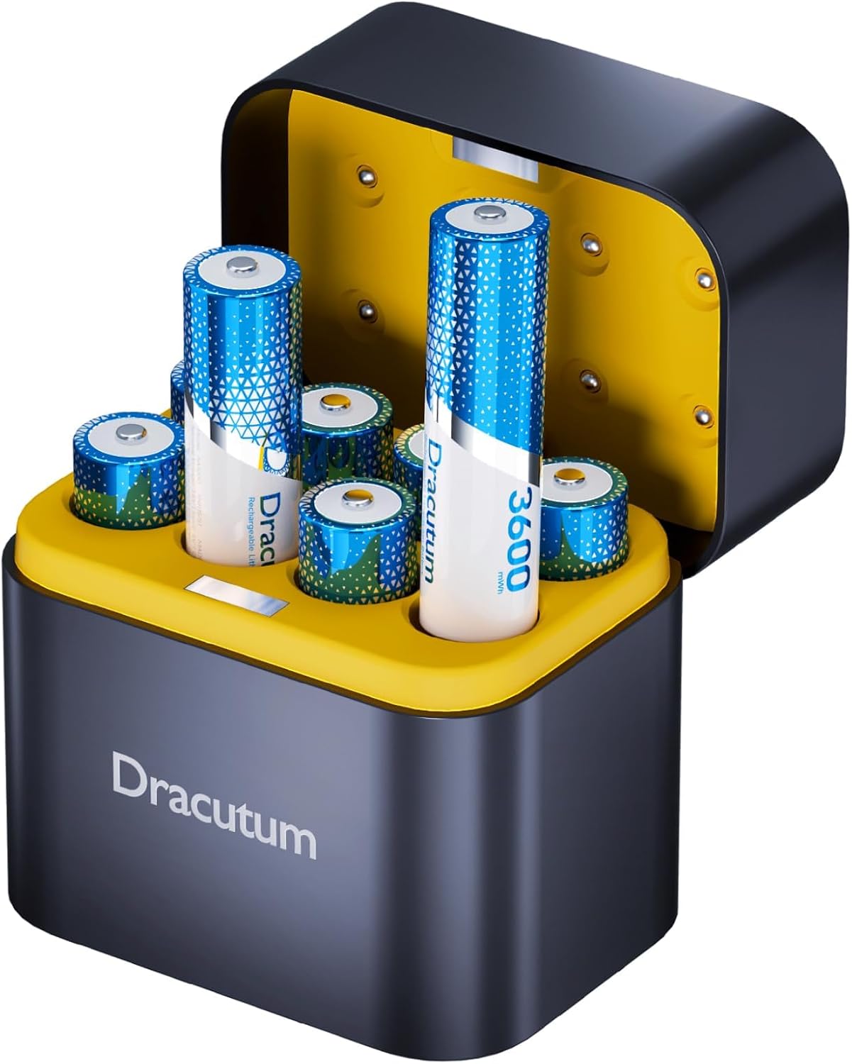 Thumbnail 6 de 1,5V wiederaufladbare AA Lithium-Akkus (8 Stück) mit konstanter Spannung – 3600 mWh