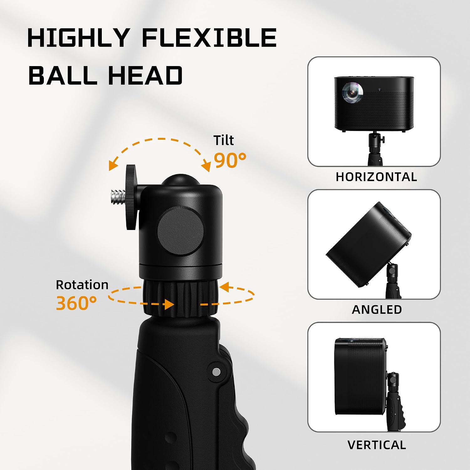 Detalle de ETHU Projector Floor Stand with One-Hand Height Adjustment