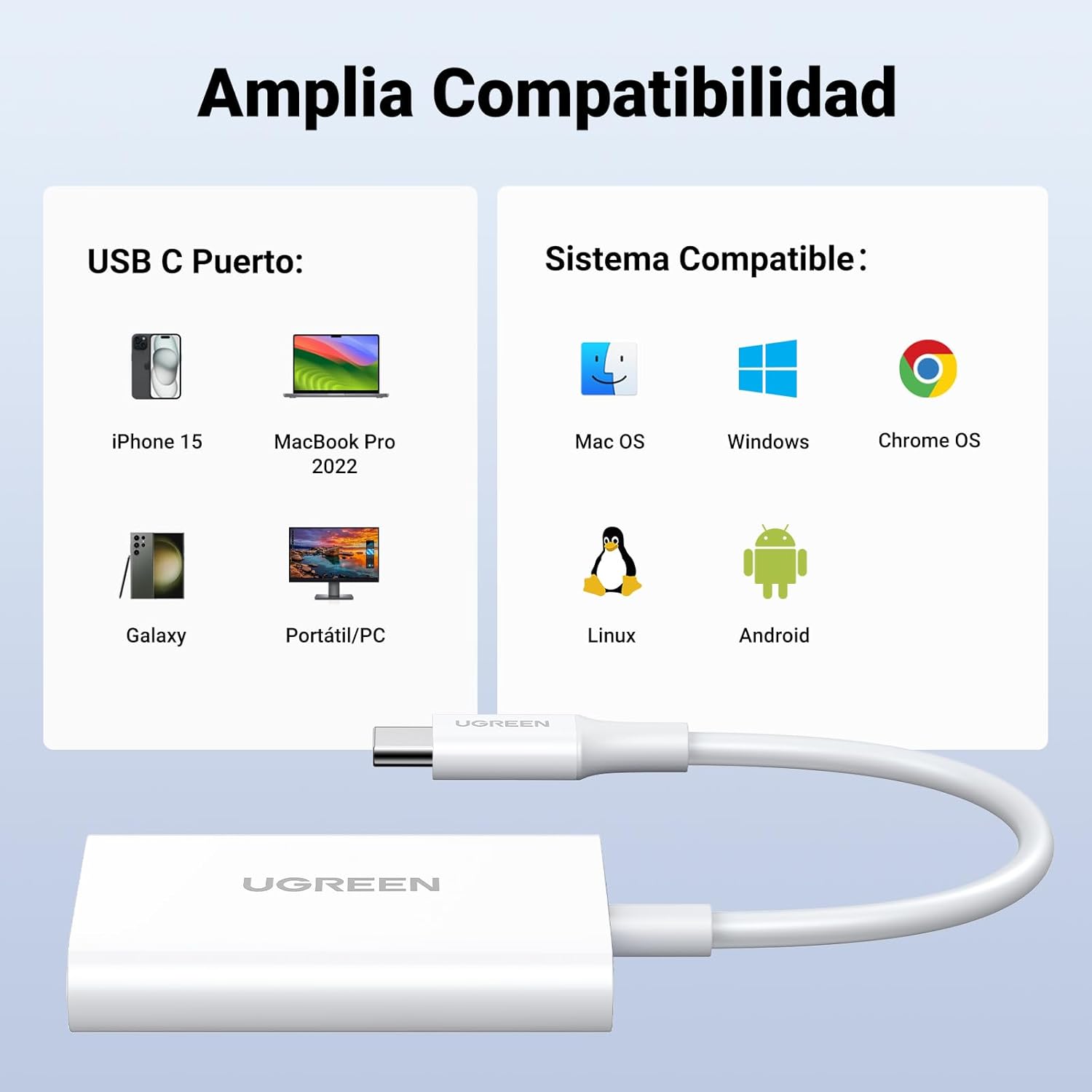 Thumbnail 5 de UGREEN USB C Lector de Tarjetas SD y Micro SD 📸