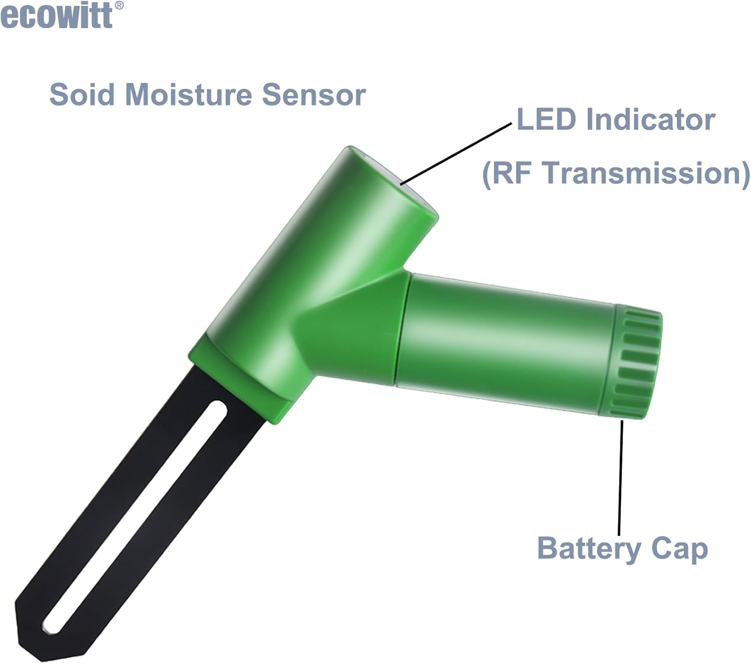 Thumbnail 1 de ECOWITT Bodenfeuchtesensor WH51, 72 Sekunden