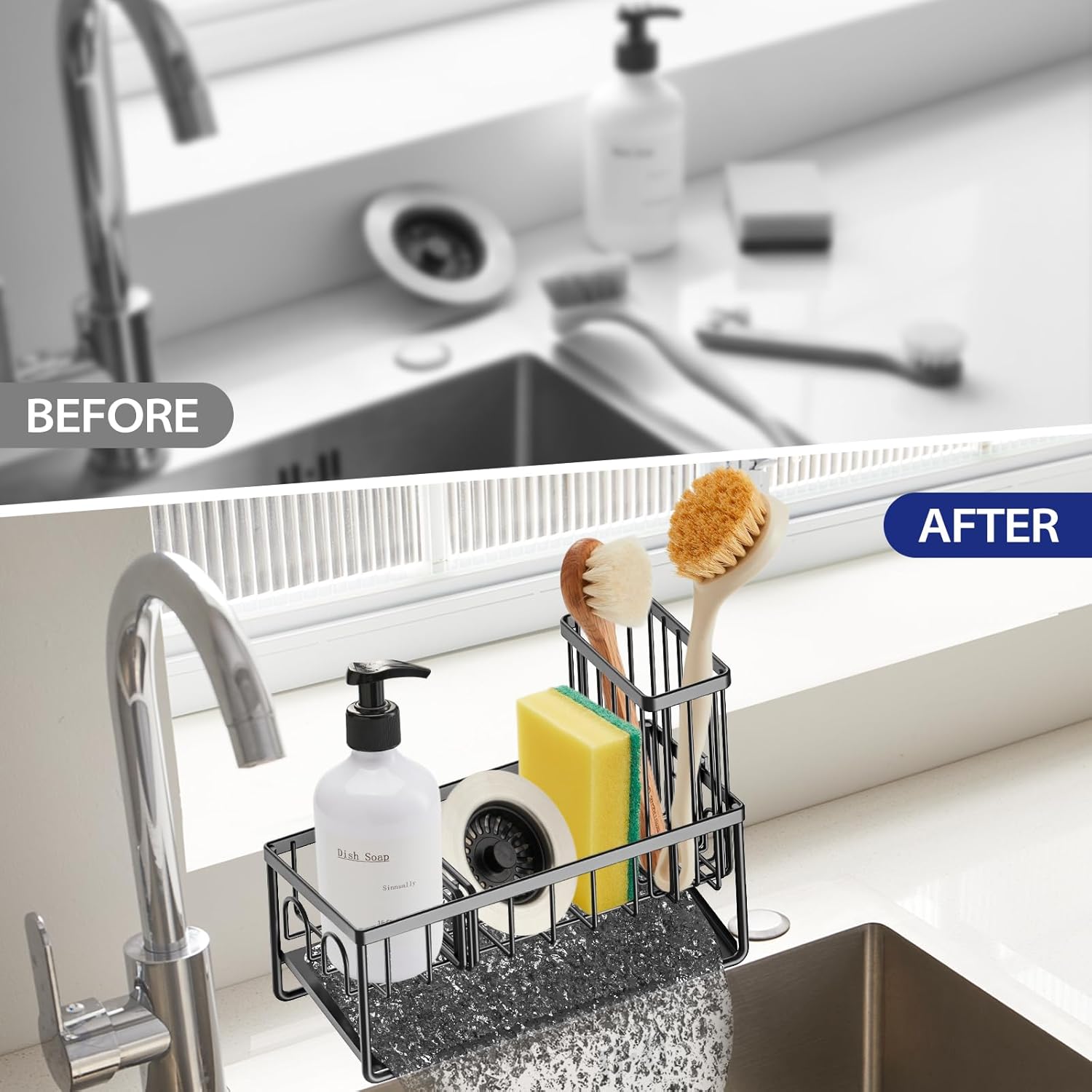 Thumbnail 5 de Sinnsally Sink Caddy Tidy Organiser