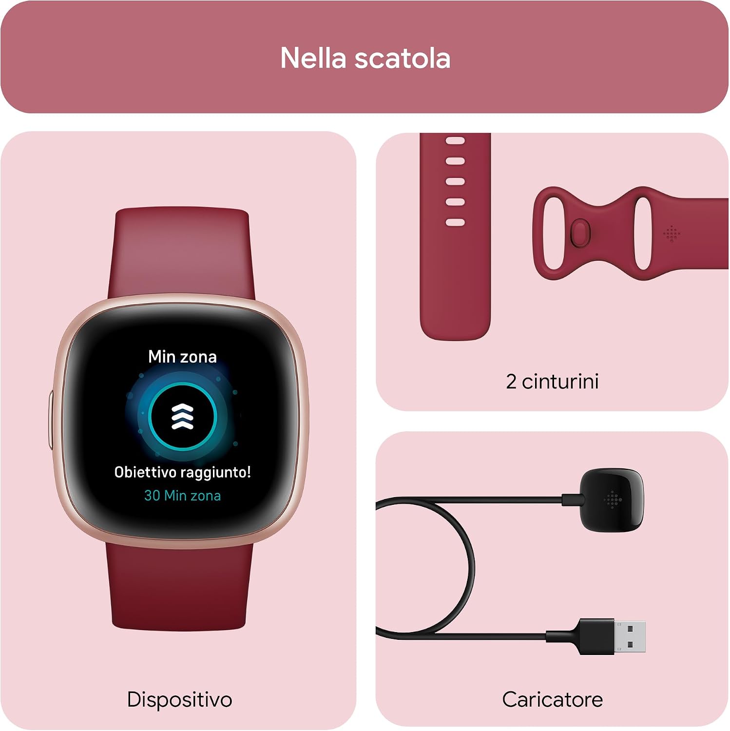 Thumbnail 6 de Fitbit Versa 4 smartwatch, GPS integrato