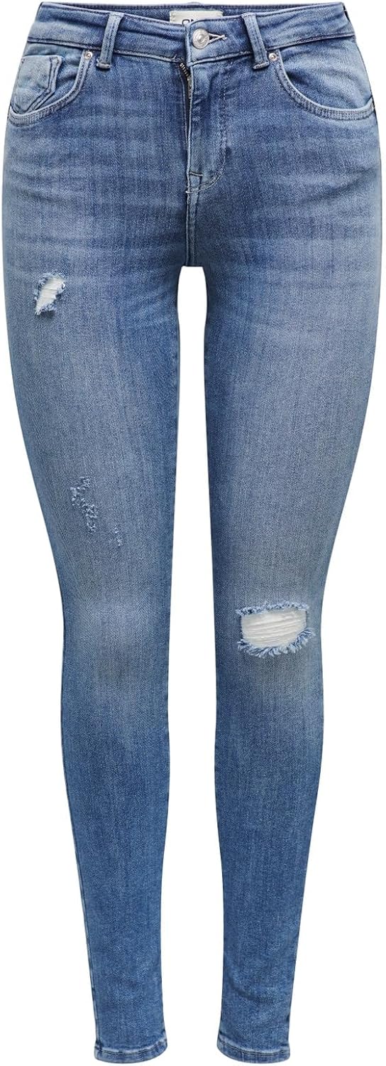Detalle de ONLY Female Skinny Jeans ONLPOWER – Mittlere Taille, Skinny Fit